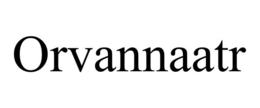 ORVANNAATR trademark