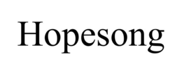 HOPESONG trademark