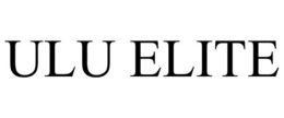 ULU ELITE trademark