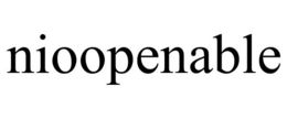 NIOOPENABLE trademark