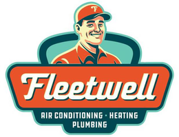 FLEETWELL AIR CONDITIONING HEATING PLUMBING trademark