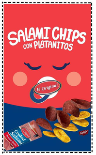 SALAMI CHIPS CON PLATANITOS EL ORIGINAL ESTELAR EL ORIGINAL COOKED SALAMI PREMIUM QUALITY ESTELAR trademark