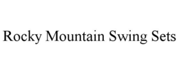 ROCKY MOUNTAIN SWING SETS trademark