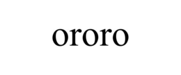 ORORO trademark