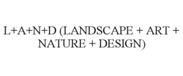 L+A+N+D (LANDSCAPE + ART + NATURE + DESIGN) trademark