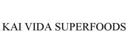 KAI VIDA SUPERFOODS trademark