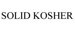 SOLID KOSHER trademark