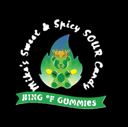 MIKE'S SWEET & SPICY SOUR CANDY KING OF GUMMIES trademark