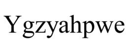 YGZYAHPWE trademark