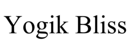 YOGIK BLISS trademark