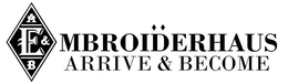 A E & B MBROIDERHAUS ARRIVE & BECOME trademark