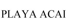 PLAYA ACAI trademark