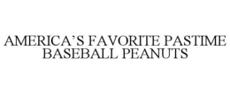 AMERICA'S FAVORITE PASTIME BASEBALL PEANUTS trademark
