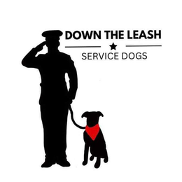 DOWN THE LEASH SERVICE DOGS trademark