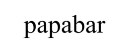 PAPABAR trademark
