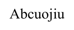 ABCUOJIU trademark