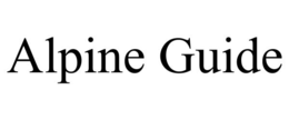 ALPINE GUIDE trademark