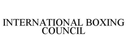 INTERNATIONAL BOXING COUNCIL trademark