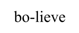 BO-LIEVE trademark