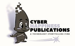 CYBER HAPPINESS PUBLICATIONS A TECHNOLOGY STORYTELLING FIRM trademark
