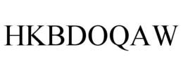 HKBDOQAW trademark