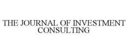 THE JOURNAL OF INVESTMENT CONSULTING trademark