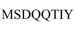 MSDQQTIY trademark