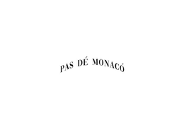 PAS DÉ MONACÓ trademark