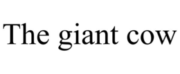 THE GIANT COW trademark