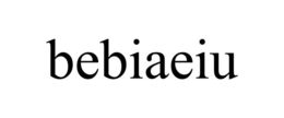 BEBIAEIU trademark