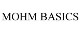 MOHM BASICS trademark