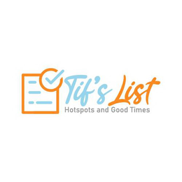 TIF'S LIST HOTSPOTS AND GOOD TIMES trademark