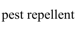 PEST REPELLENT trademark