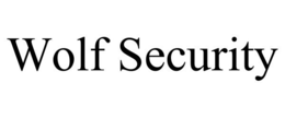WOLF SECURITY trademark