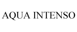 AQUA INTENSO trademark