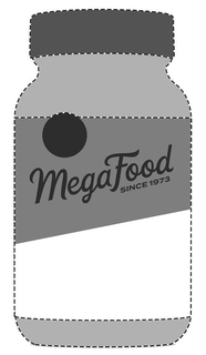 MEGAFOOD SINCE 1973 trademark