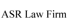 ASR LAW FIRM trademark