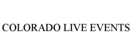 COLORADO LIVE EVENTS trademark