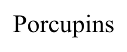 PORCUPINS trademark