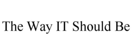 THE WAY IT SHOULD BE trademark