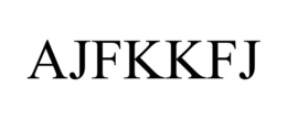 AJFKKFJ trademark