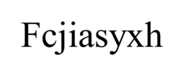 FCJIASYXH trademark