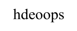 HDEOOPS trademark