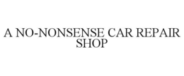 A NO-NONSENSE CAR REPAIR SHOP trademark