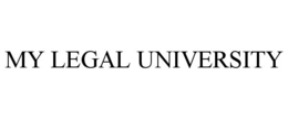 MY LEGAL UNIVERSITY trademark
