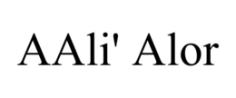 AALI' ALOR trademark