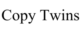 COPY TWINS trademark