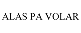 ALAS PA VOLAR trademark