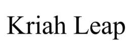 KRIAH LEAP trademark