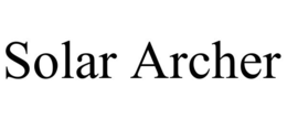 SOLAR ARCHER trademark
